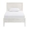 Alaterre Furniture Windsor Panel Wood Twin Bed, Driftwood White ANWI1131 - alternate 2